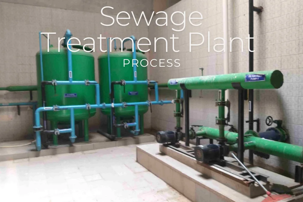 sewage treatment plant process